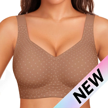 Experience Unmatched Comfort with OEAK Women's Wirefree Full Coverage Jelly Bras - The Perfect Everyday Padded T-Shirt Bra