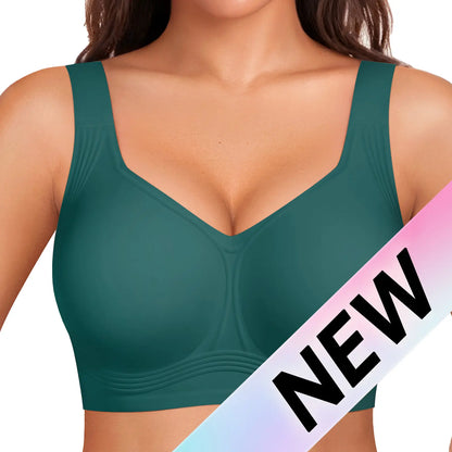 Experience Unmatched Comfort with OEAK Women's Wirefree Full Coverage Jelly Bras - The Perfect Everyday Padded T-Shirt Bra