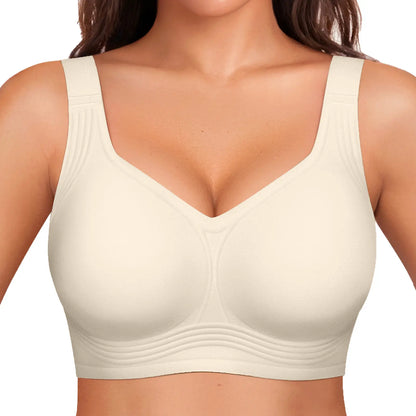 Experience Unmatched Comfort with OEAK Women's Wirefree Full Coverage Jelly Bras - The Perfect Everyday Padded T-Shirt Bra