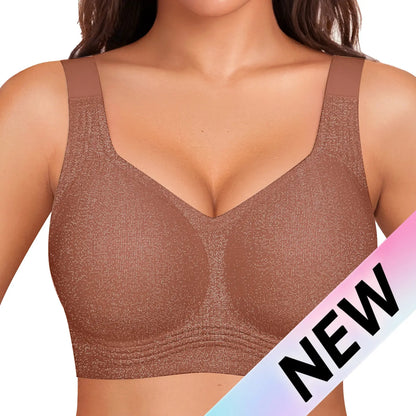 Experience Unmatched Comfort with OEAK Women's Wirefree Full Coverage Jelly Bras - The Perfect Everyday Padded T-Shirt Bra