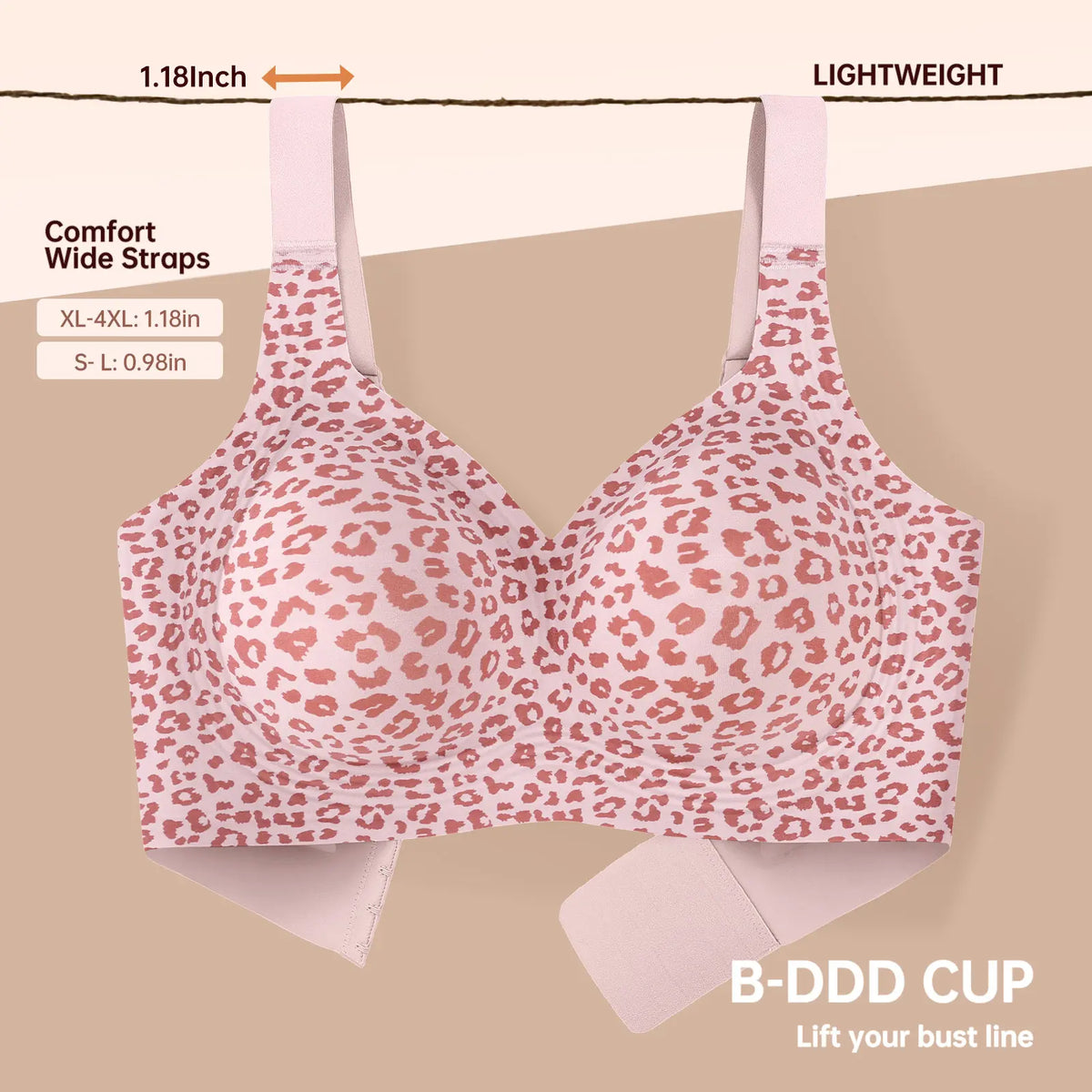 Experience Unmatched Comfort with OEAK Women's Wirefree Full Coverage Jelly Bras - The Perfect Everyday Padded T-Shirt Bra