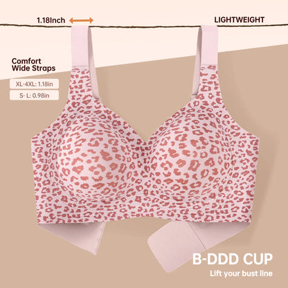 Experience Unmatched Comfort with OEAK Women's Wirefree Full Coverage Jelly Bras - The Perfect Everyday Padded T-Shirt Bra