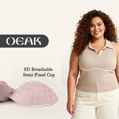 Experience Unmatched Comfort with OEAK Women's Wirefree Full Coverage Jelly Bras - The Perfect Everyday Padded T-Shirt Bra