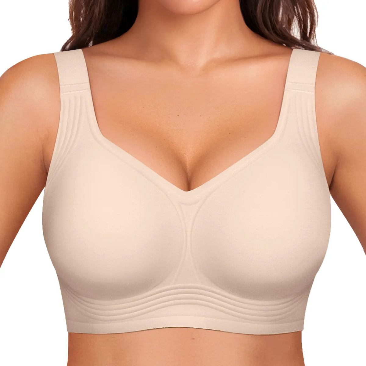 Experience Unmatched Comfort with OEAK Women's Wirefree Full Coverage Jelly Bras - The Perfect Everyday Padded T-Shirt Bra
