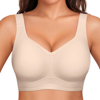 Experience Unmatched Comfort with OEAK Women's Wirefree Full Coverage Jelly Bras - The Perfect Everyday Padded T-Shirt Bra