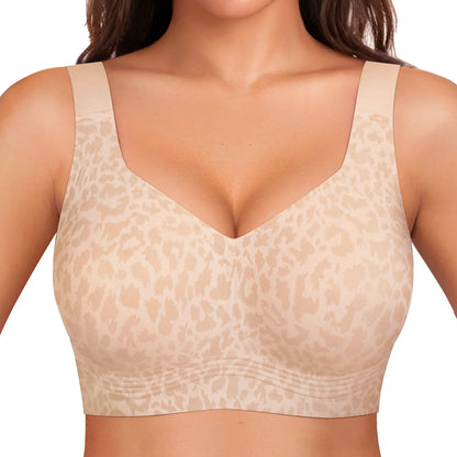 Experience Unmatched Comfort with OEAK Women's Wirefree Full Coverage Jelly Bras - The Perfect Everyday Padded T-Shirt Bra