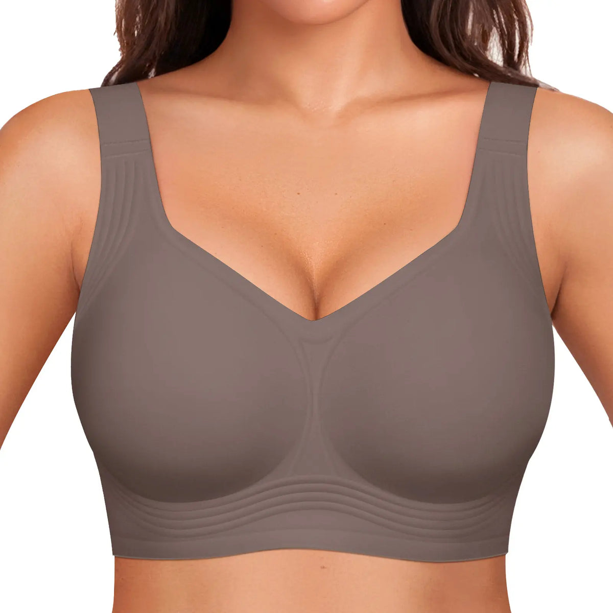 Experience Unmatched Comfort with OEAK Women's Wirefree Full Coverage Jelly Bras - The Perfect Everyday Padded T-Shirt Bra
