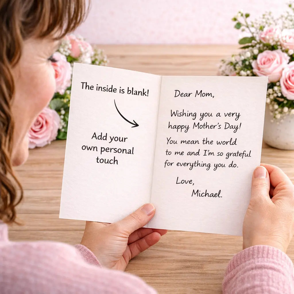 Funny Mothers Day Card for Mom - Gag Gift Card, Blank Inside, Ready to Gift Humorous Mothers Day Card for Mom, Funny Greeting Card, Blank inside with Envelope Funny Card for Mom, Mothers Day Greeting Card, Blank Inside