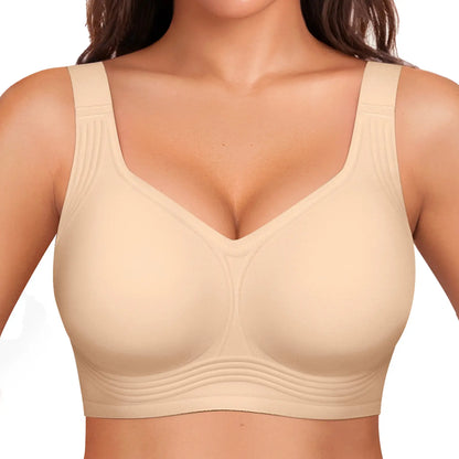 Experience Unmatched Comfort with OEAK Women's Wirefree Full Coverage Jelly Bras - The Perfect Everyday Padded T-Shirt Bra