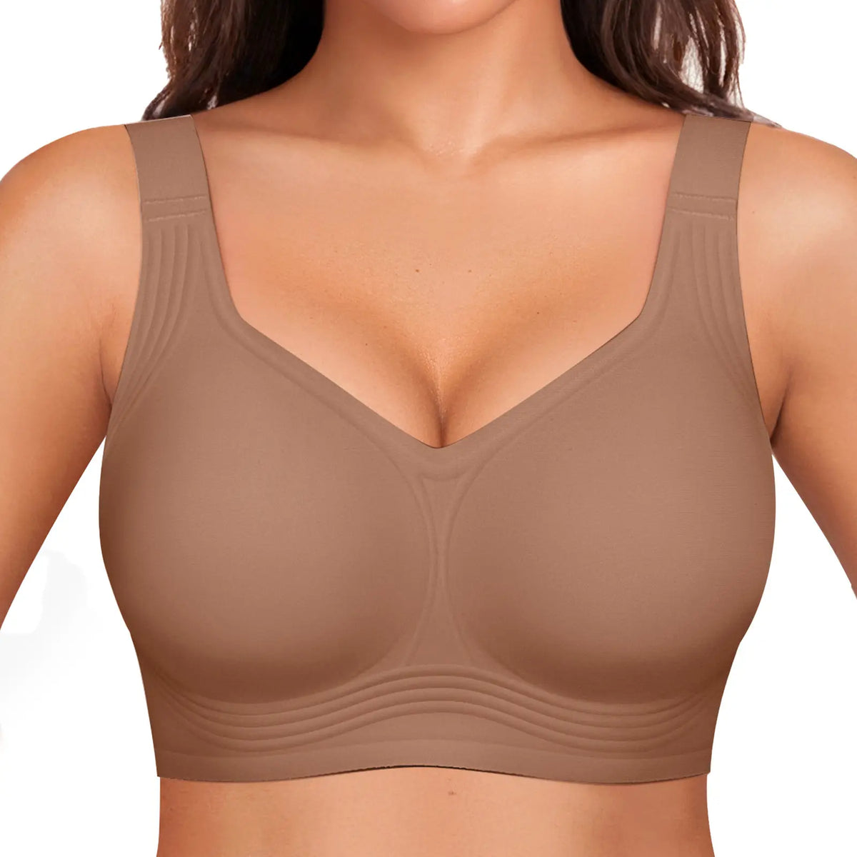 Experience Unmatched Comfort with OEAK Women's Wirefree Full Coverage Jelly Bras - The Perfect Everyday Padded T-Shirt Bra